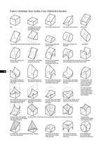 Avrupa Resim Yöntemiyle Eşlenik Dik İzdüşüm Alıştırmaları