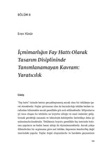 İç Mimarlık Üzerine Düşünmek