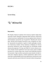 İç Mimarlık Üzerine Düşünmek