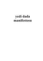 Dada Manifestoları ve Diğer Metinler