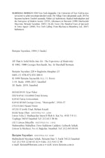 Katı Olan Her Şey Buharlaşıyor - Modernite Deneyimi