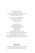 Kültür ve Toplum 1780-1950