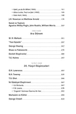 Kültür ve Toplum 1780-1950