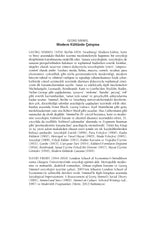 Modern Kültürde Çatışma