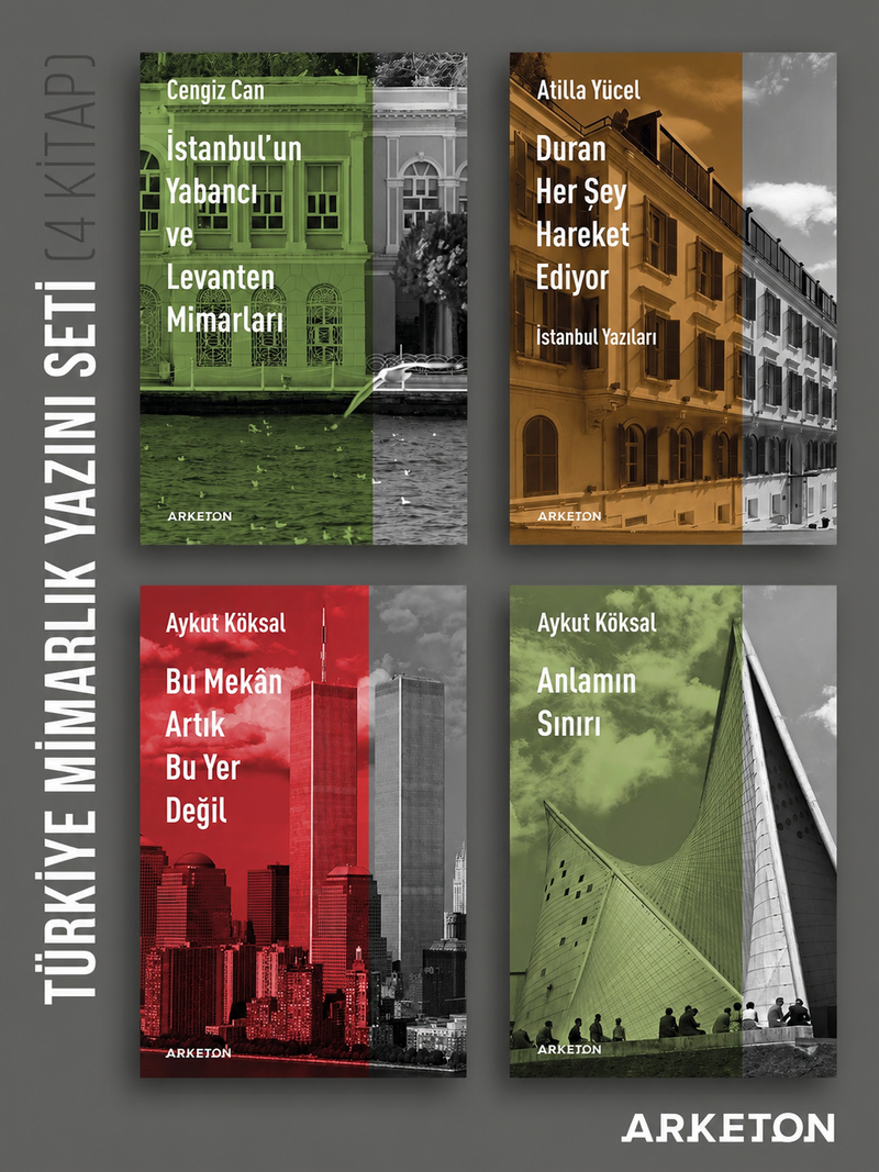 Turkish Architectural Literature Set (4 Books)